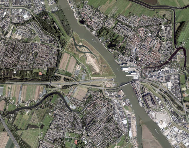 luchtfoto Crezéepolder